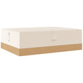 Garden Furniture Covers Waterproof, 600D Oxford Outdoor Furniture Cover with 4 Air Vents, 275 x 208 x 78 cm, Beige