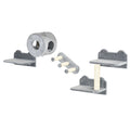 4PCs Wall-Mounted Cat Tree, with Steps, Perch, Cat House - Grey