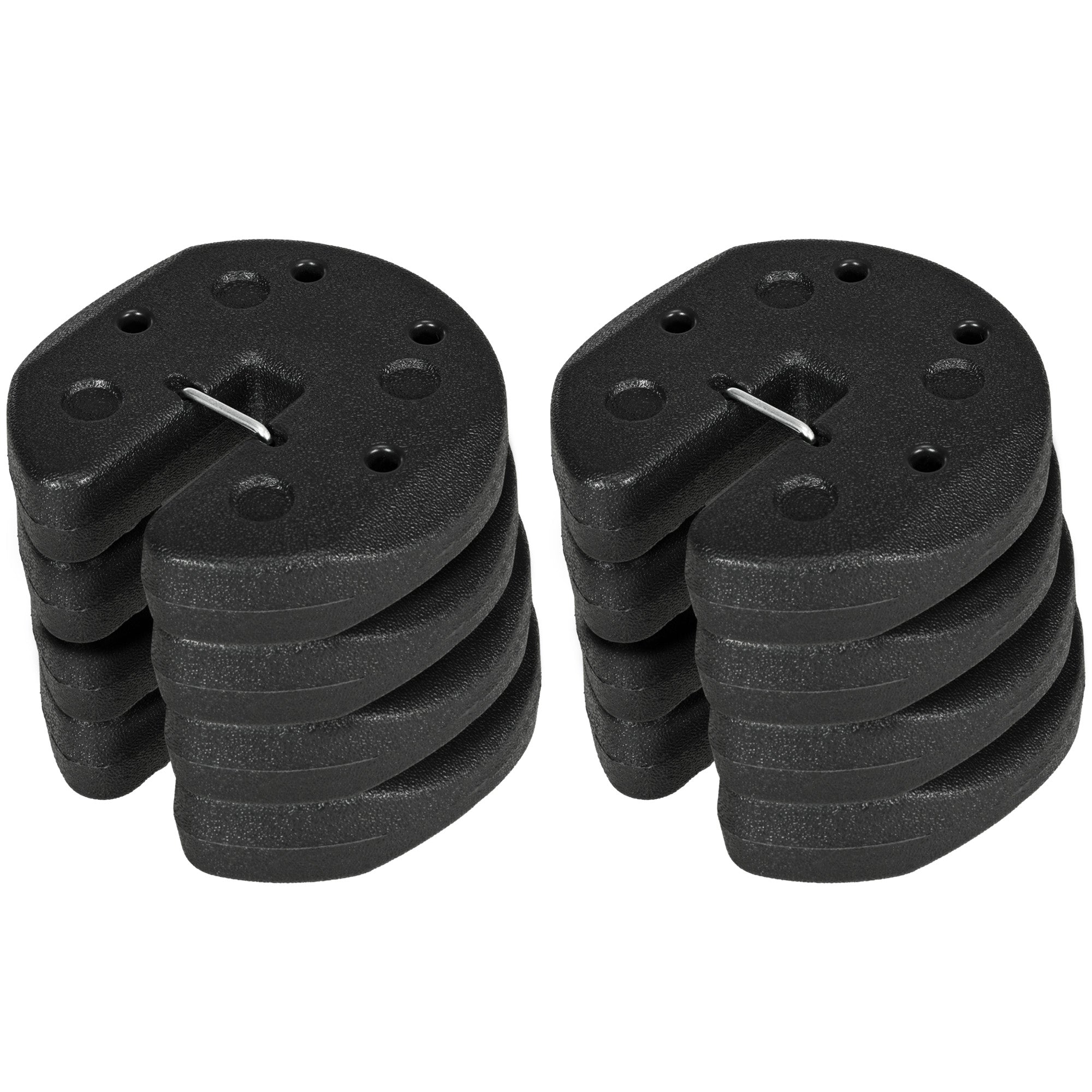Gazebo Weights Set of 8, 24KG Weights for Gazebo Legs with Reinforce Pins and Carry Belt, for Gazebos Shelters Marquees Tents