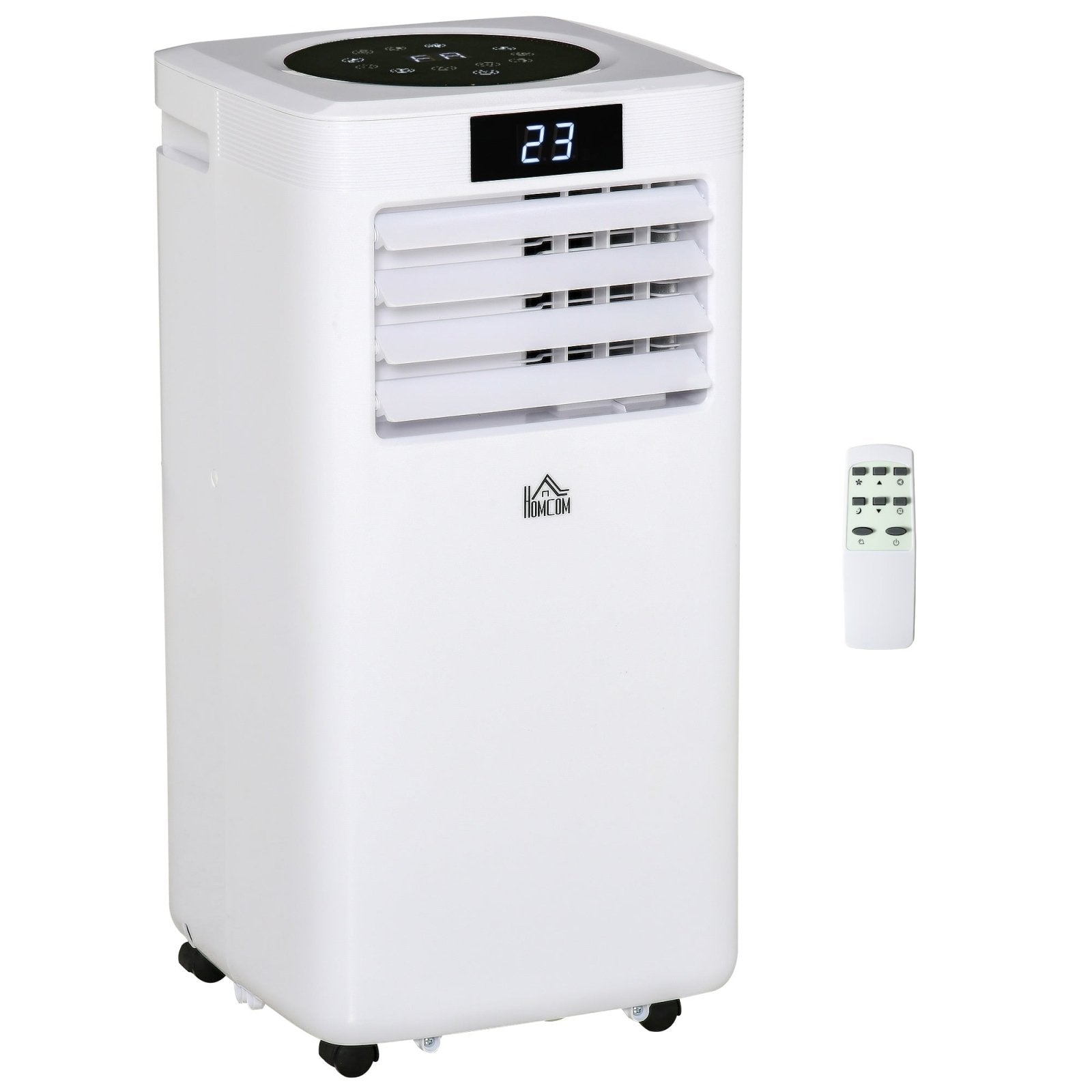 10000 BTU Air Conditioner Portable AC Unit for Cooling Dehumidifying Ventilating with Remote Controller, LED Display, Timer, for Bedroom, White - Bedzy UK modern and affordable home furniture England