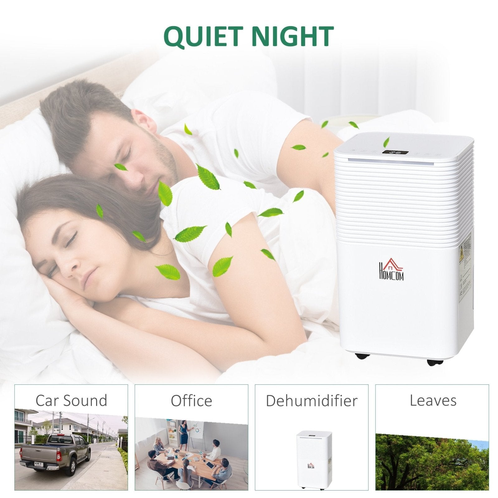 10L/Day 2000ML Portable Quiet Dehumidifier for Home Laundry Room Bedroom Basement, Electric Moisture Air De - Humidifier with 3 Modes - Bedzy UK modern and affordable home furniture England