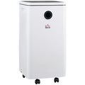 10L/Day Portable Quiet WiFi Smart App Dehumidifier with 2.5L Tank for Home Laundry Basement - White