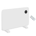 1200W Electric Convector Space Heater with Adjustable Thermostat & Timer, Freestanding or Wall Mounted - White