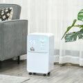 12L/Day Portable Quiet Electric Dehumidifier with 4 Modes 2000ML for Home Laundry Bedroom Basement - White