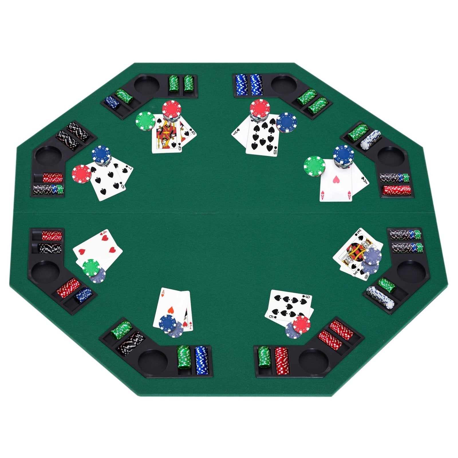 1.2m/48Inch Foldable Poker Table W/ Carrying Bag - Bedzy UK modern and affordable home furniture England