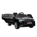 12V Audi E-tron Licensed Ride On Car with Remote Control, Lights, Music, Horn - Black