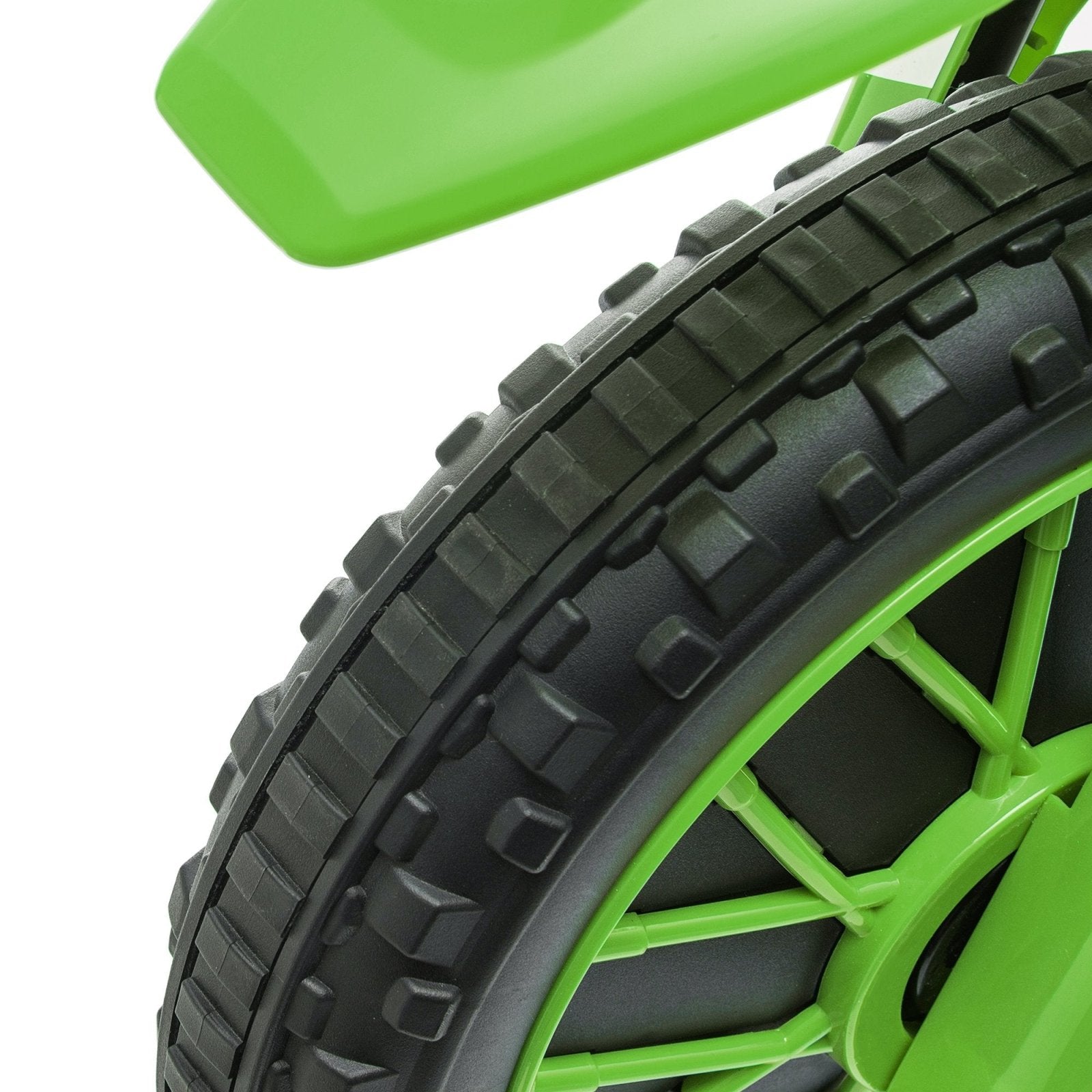 12V Kids Electric Motorbike Ride On Motorcycle Vehicle Toy with Training Wheels for 3 - 5 Years Old, Green - Bedzy UK modern and affordable home furniture England