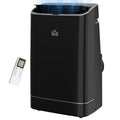 14,000 BTU Mobile Air Conditioner for 35m² with WiFi, Dehumidifier & Timer - Black