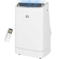14,000 BTU Mobile Air Conditioner with Heater, Dehumidifier, Fan, WiFi Smart Control & 24H Timer - White