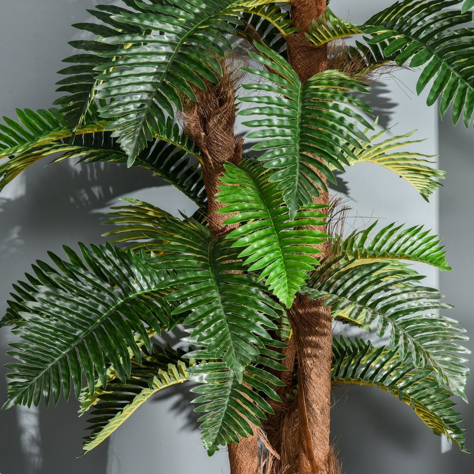 150cm/5FT Artificial Fern Tree Decorative Plant 36 Leaves with Nursery Pot, Fake Plant for Indoor Outdoor Décor - Bedzy UK modern and affordable home furniture England