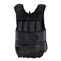 Adjustable 15kg Metal Sand Weight Vest - Black