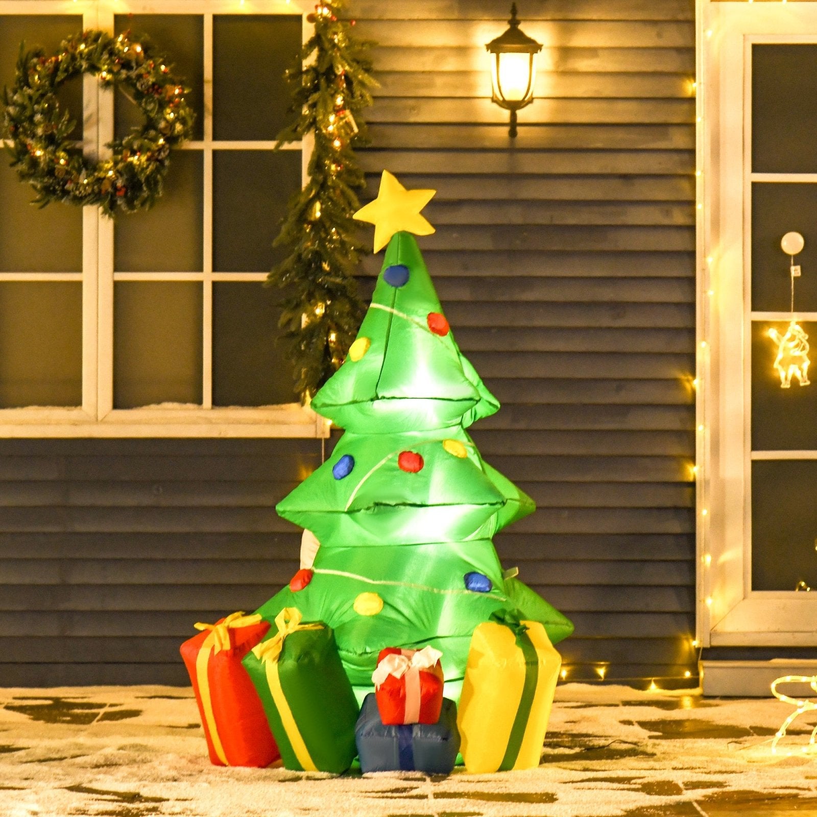 1.5m Inflatable Christmas Tree W/LED lights - Bedzy UK modern and affordable home furniture England