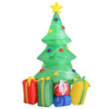 1.5m Inflatable Christmas Tree with LED Lights - Green