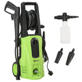 1800W High Pressure Washer 150 Bar 510 L/h Portable Power Jet Wash Cleaner for Garden Car - Green