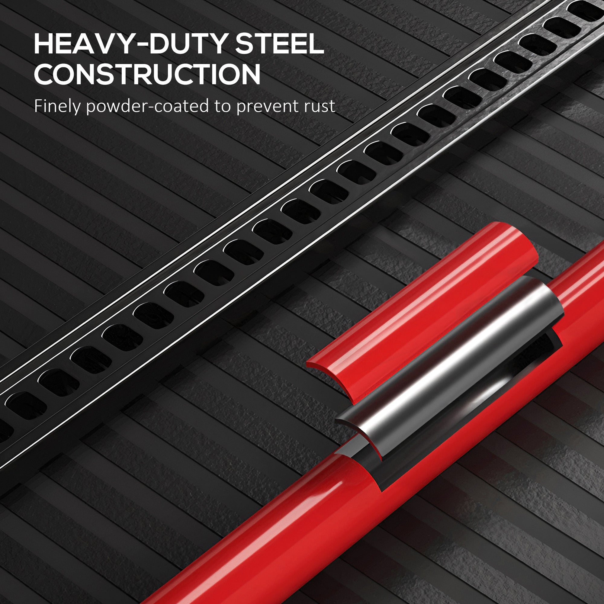 3 Tonne Farm Jack, 48" High Lift Jack for 4x4 Tractors Trucks Agricultural Lifting, Red