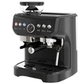 15 Bar Automatic Coffee Machine with Adjustable Grind and Steamer - Black