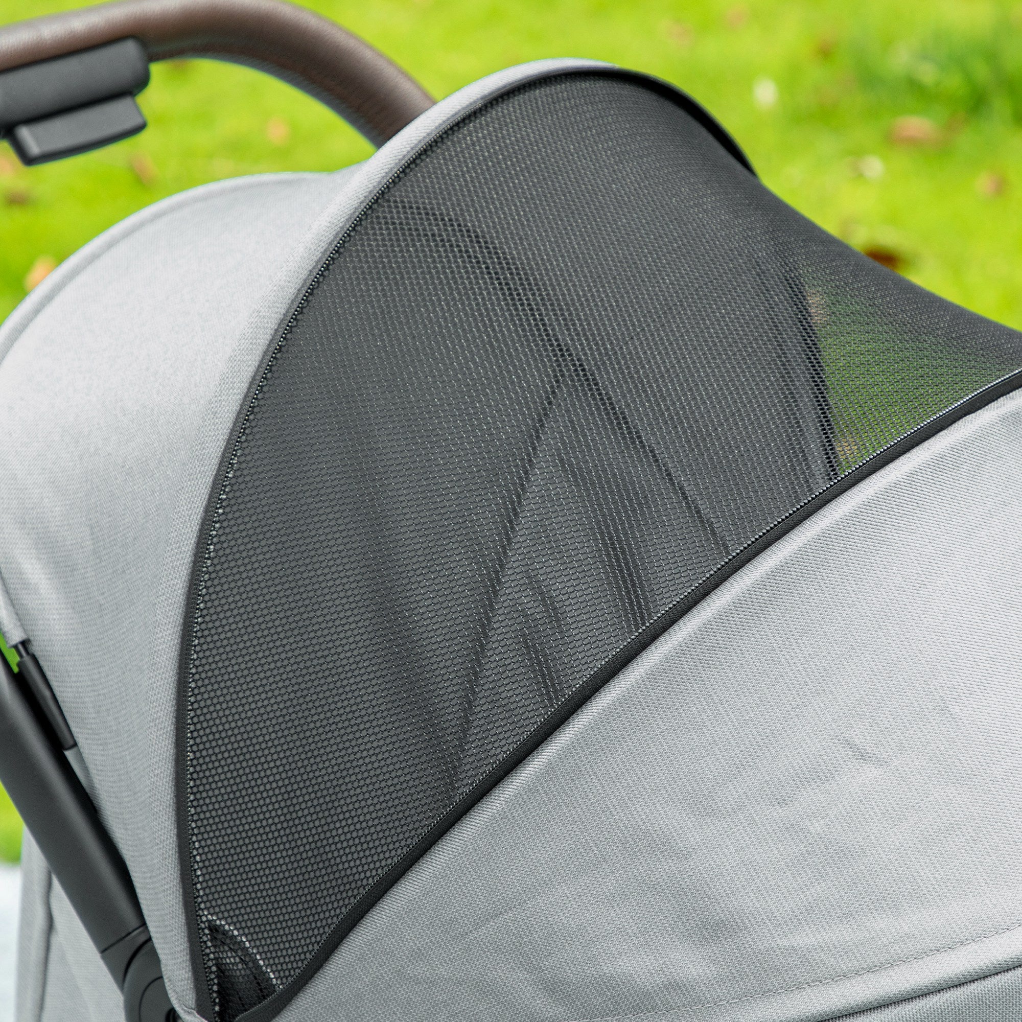 Foldable Baby Stroller with Adjustable Seat, 5-Point Harness, Canopy, Basket, 6.3kg Lightweight & Compact, Light Grey