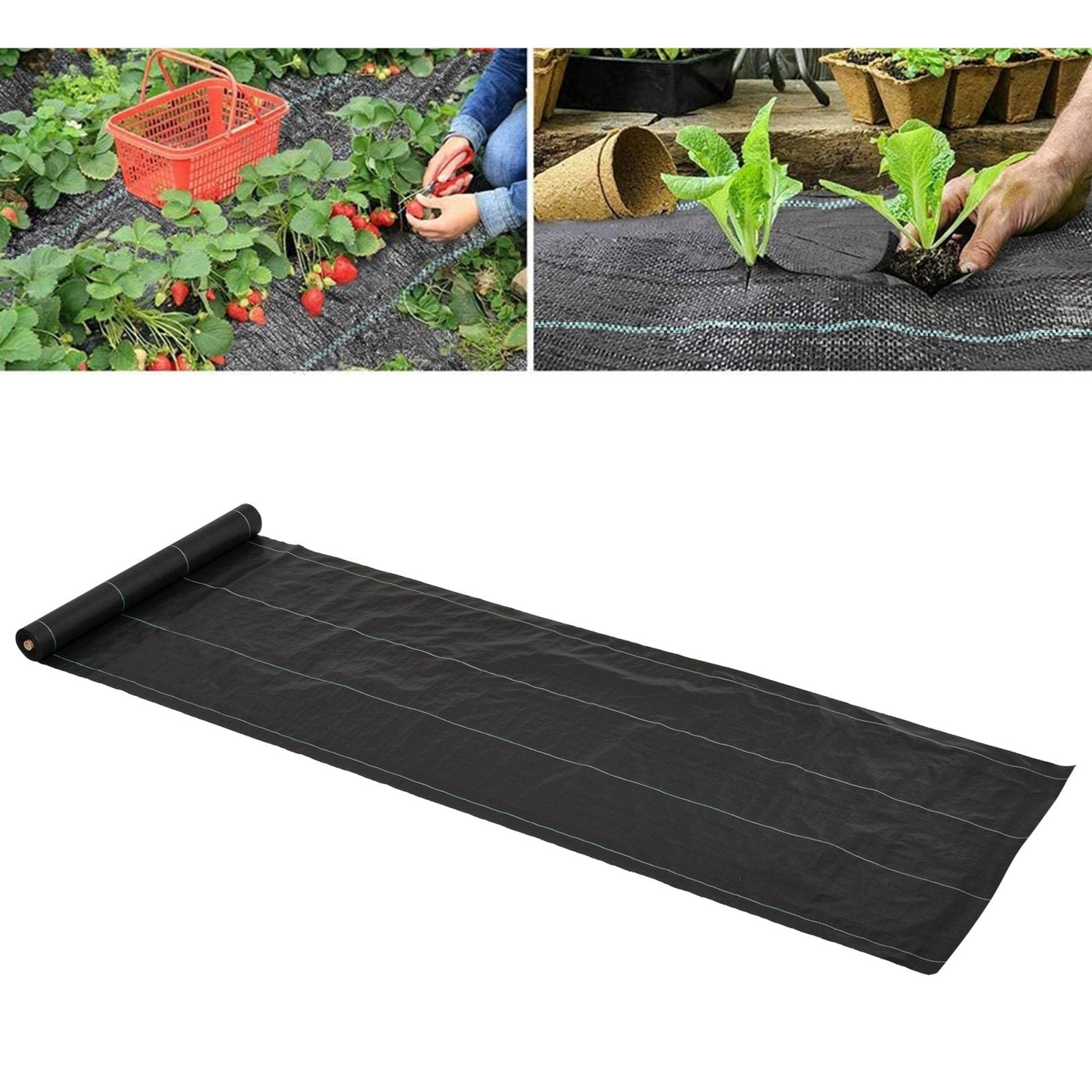 1x50m Gardener Premium Weed Barrier Landscape Fabric Durable & Heavy - Duty Weed Block Gardening Mat, Easy Setup & Superior Weed Control - Bedzy UK modern and affordable home furniture England