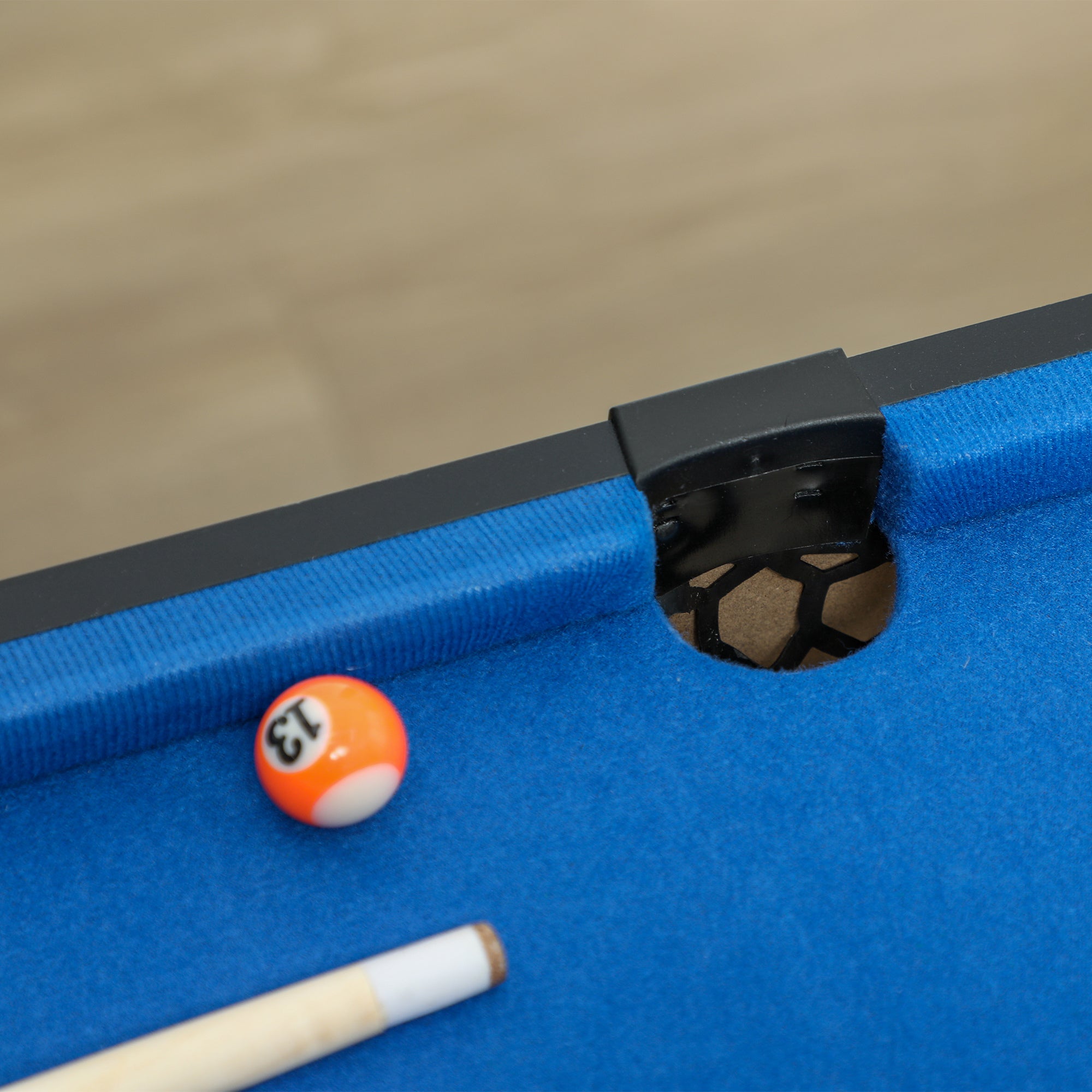 5 in 1 Multi Games Table Combo Sports Game Table for Kids, Mini Pool Table, Table Tennis Table, Hockey Table, Basketball Arcade Game, Bow and Arrow, Blue