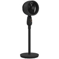 12 Inch Pedestal Fan with 3 Speeds and Oscillation for Home and Office - Black