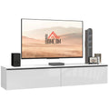 160cm High Gloss Floating TV Unit Stand for TVs up to 70