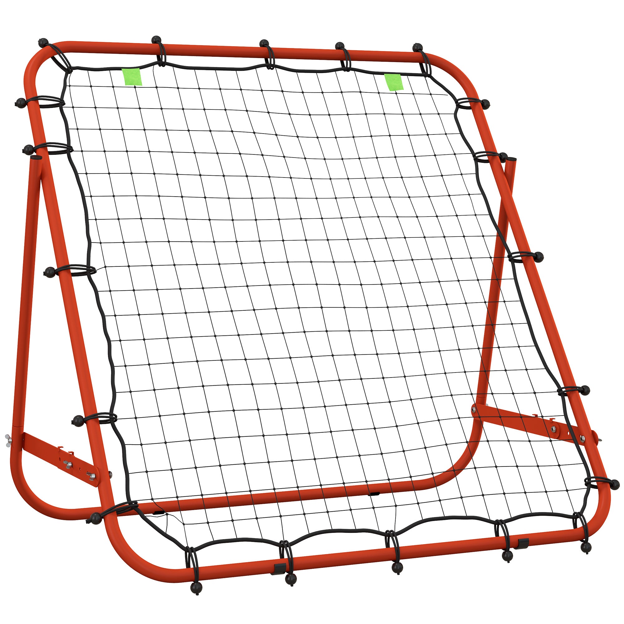 Adjustable Rebounder Net Kickback Target Goal for Teens Adults Training, Red