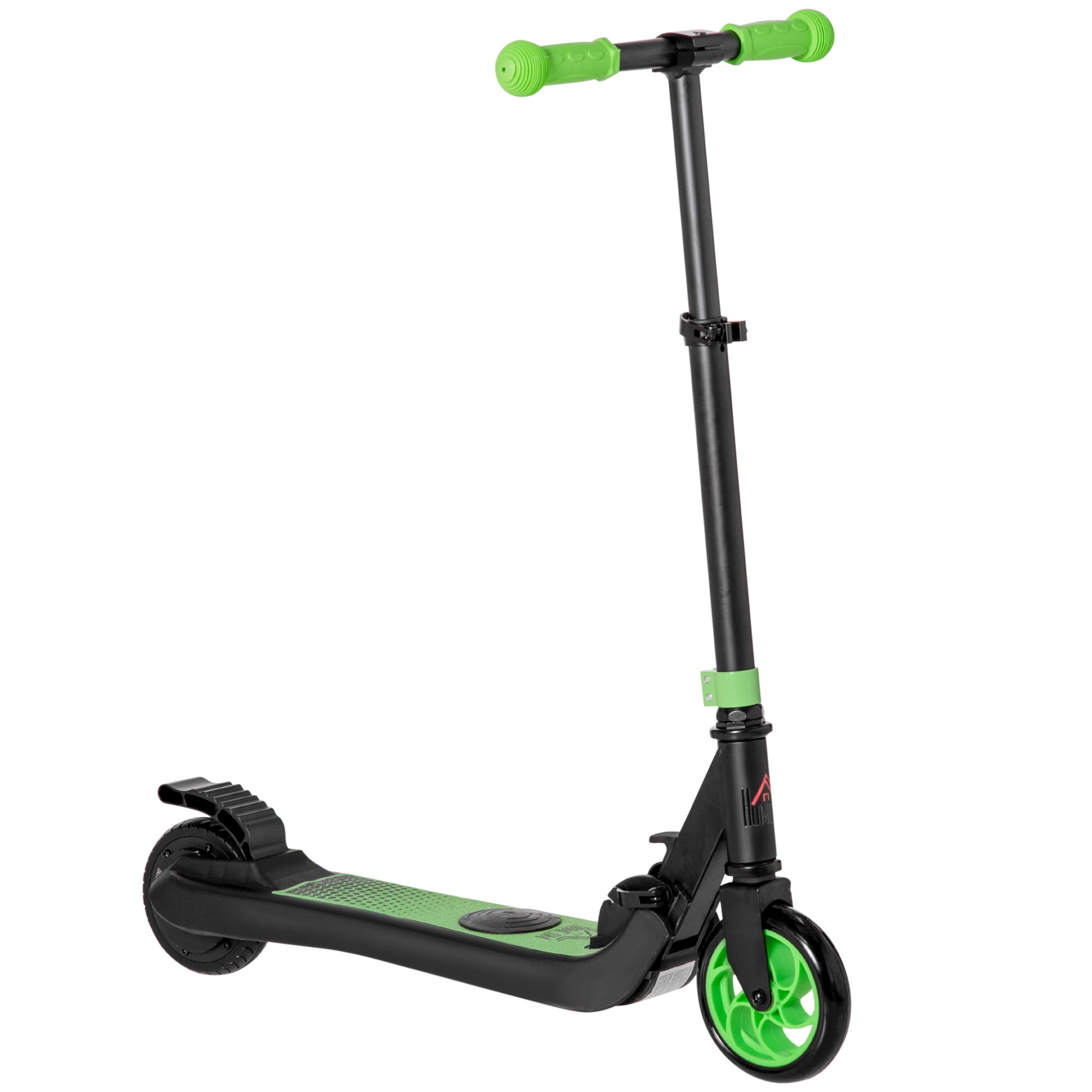 Folding Electric Scooter with Brake, for Ages 6+ Years, 8km/h Maximum Speed, Green