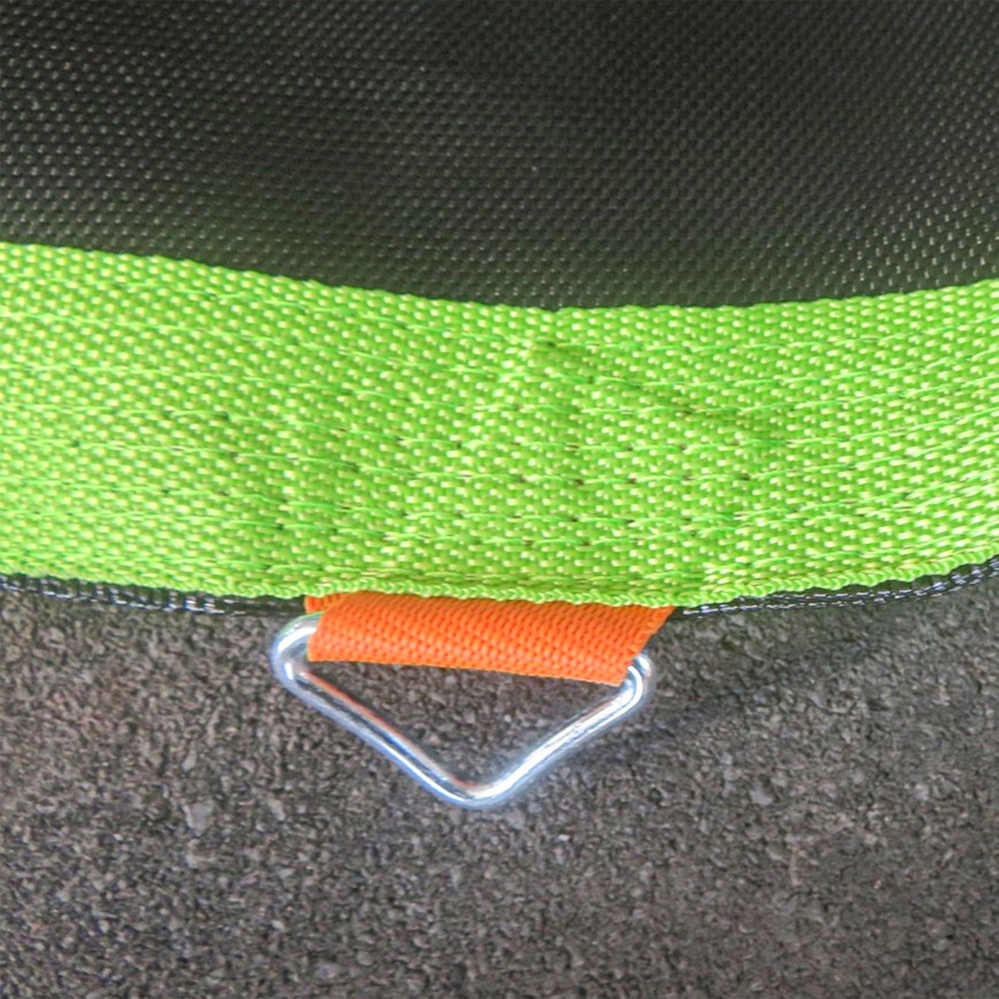 Replacement Trampoline Mat with Spring Pull Tool, 72 V-Hooks, for 12ft Trampoline using 14cm Springs, Green