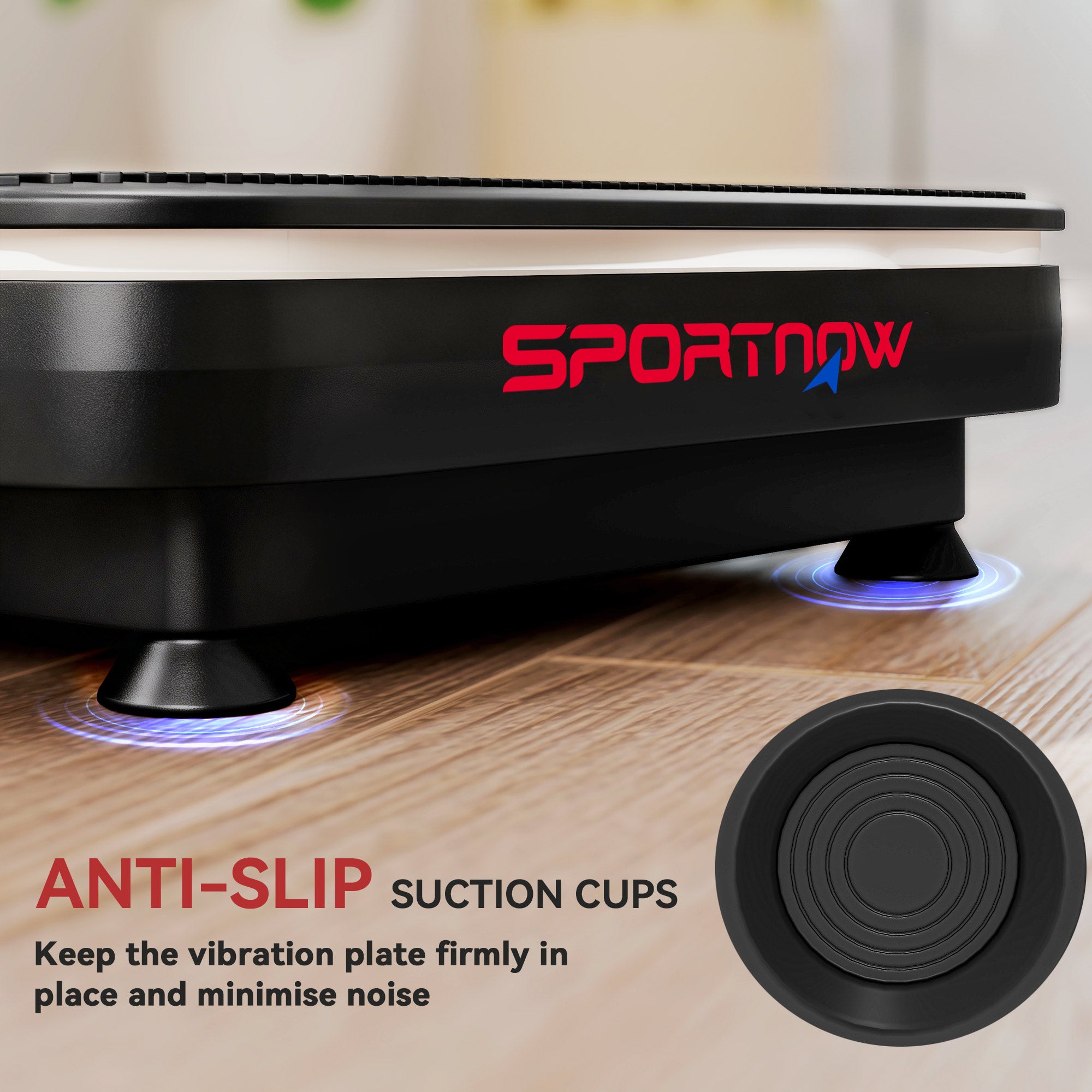 Vibration Plate Exercise Machine with Cool Lights, 99 Speed Levels