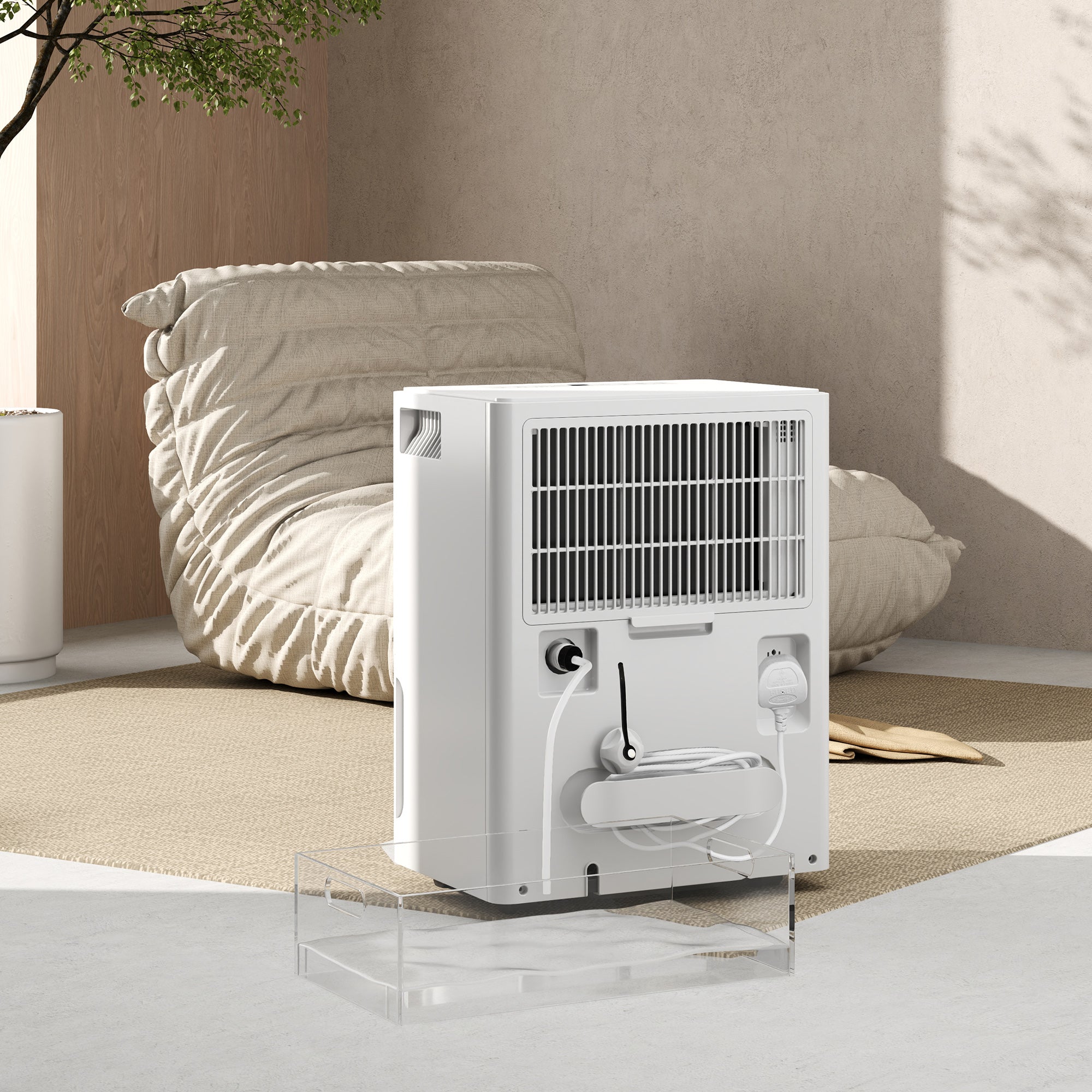 30L Dehumidifier for Clothes Drying with Timer and Filter - White