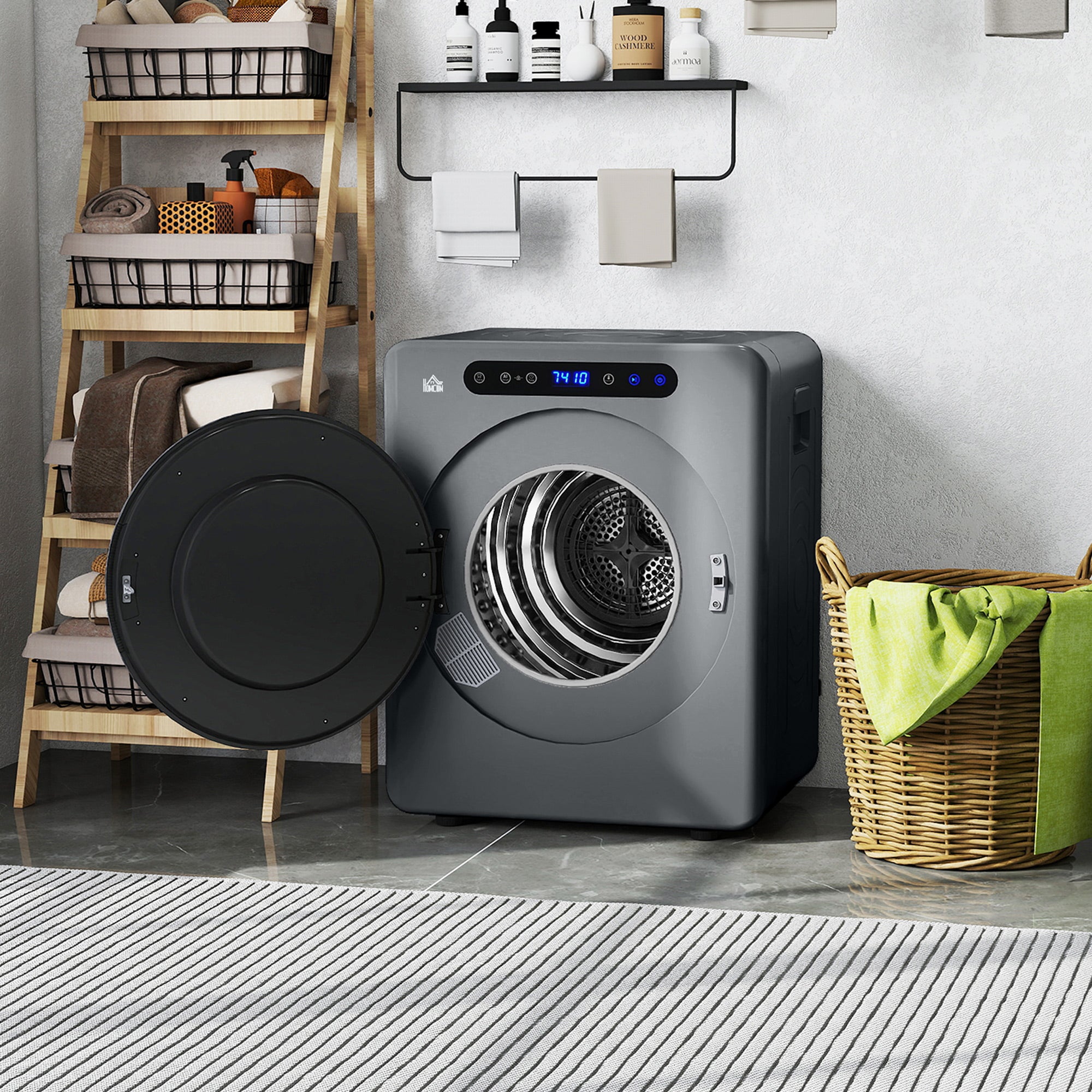 4kg Compact 40-60℃ Tumble Dryer - Grey