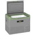 40L Portable Car Refrigerator - Light Green and Grey