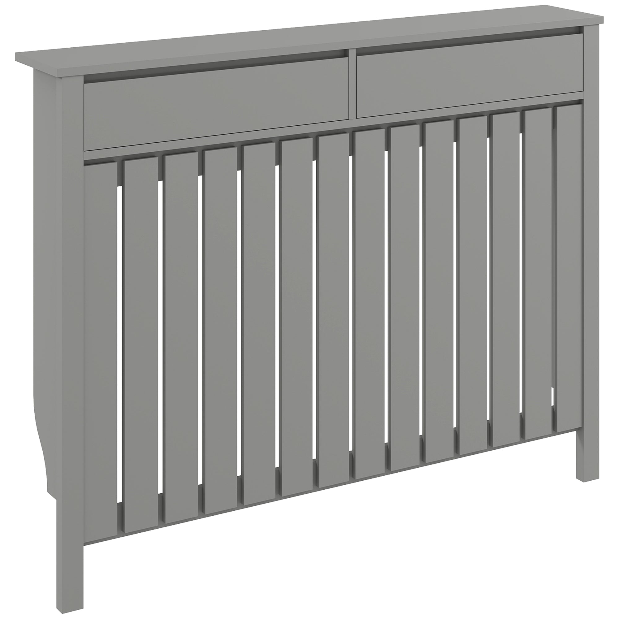 93 x 119cm Modern Radiator Cover - Grey