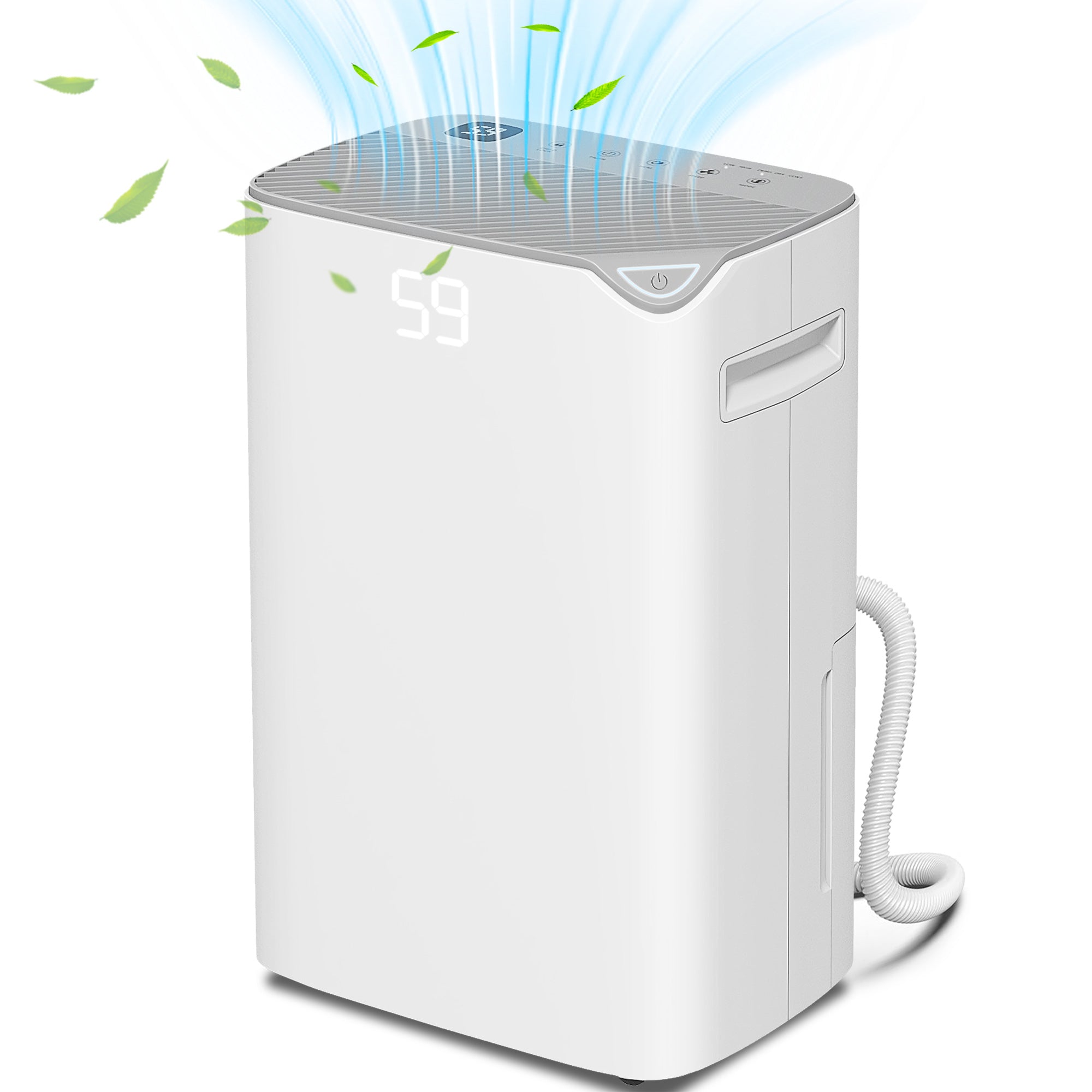 20L/Day Dehumidifier, with Filter - White