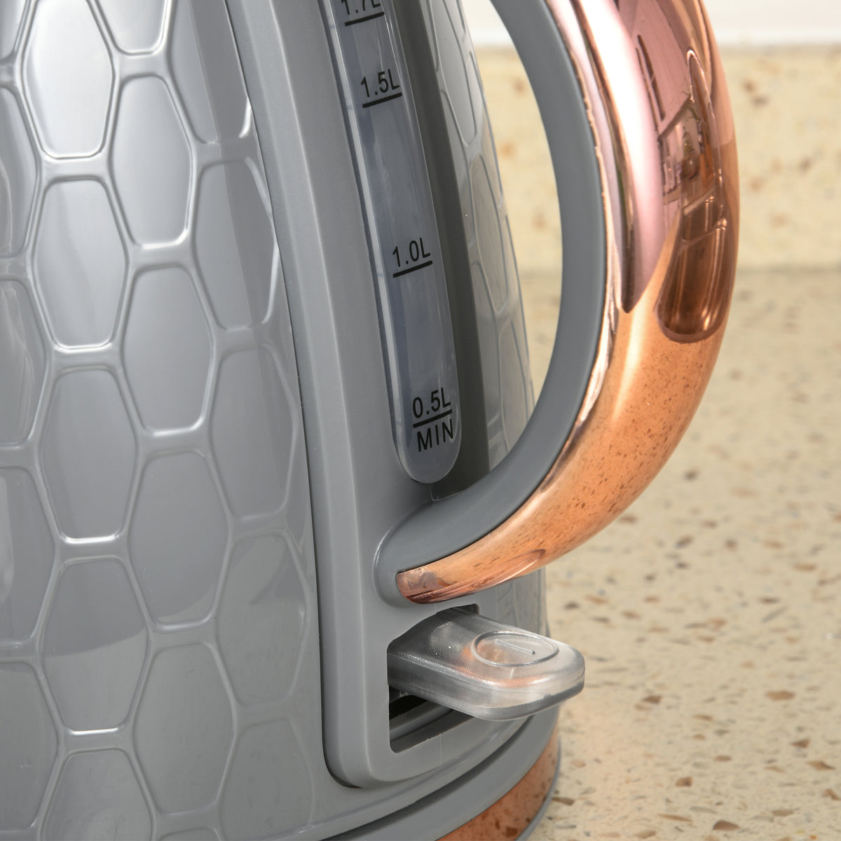 3kW Rapid Boil Honeycomb Kettle 1.7L - Grey