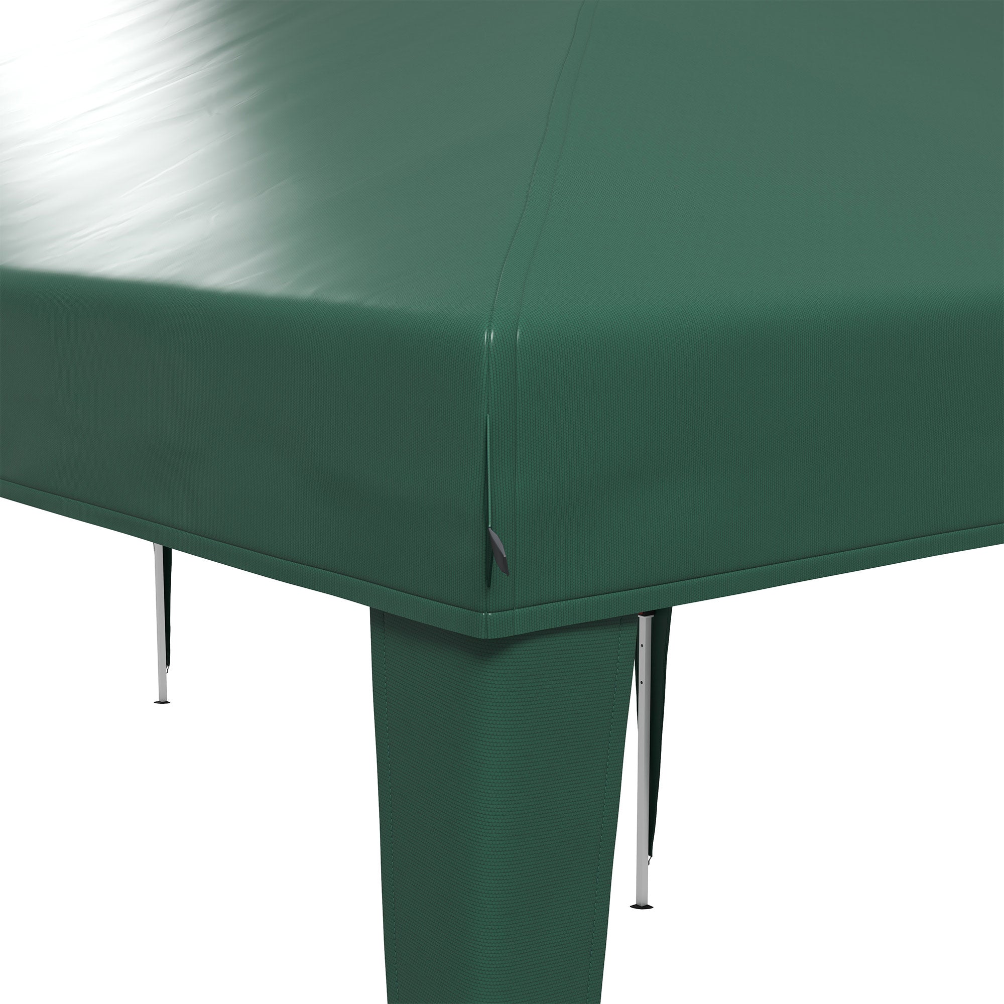 6 x 3 Metre Pop-Up Steel Frame Gazebo - Green Weatherproof