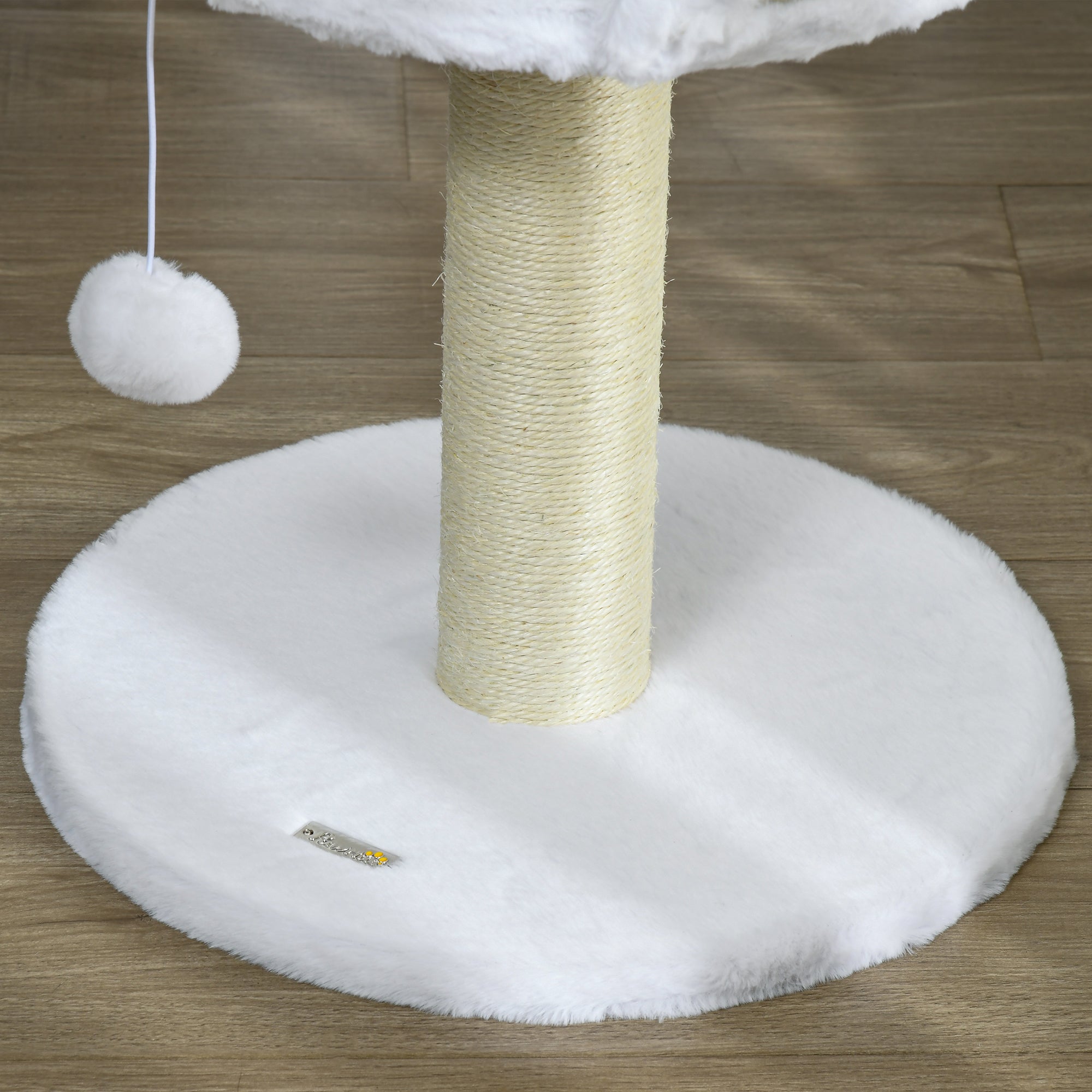 Cat Tree Tower with Scratching Posts, White