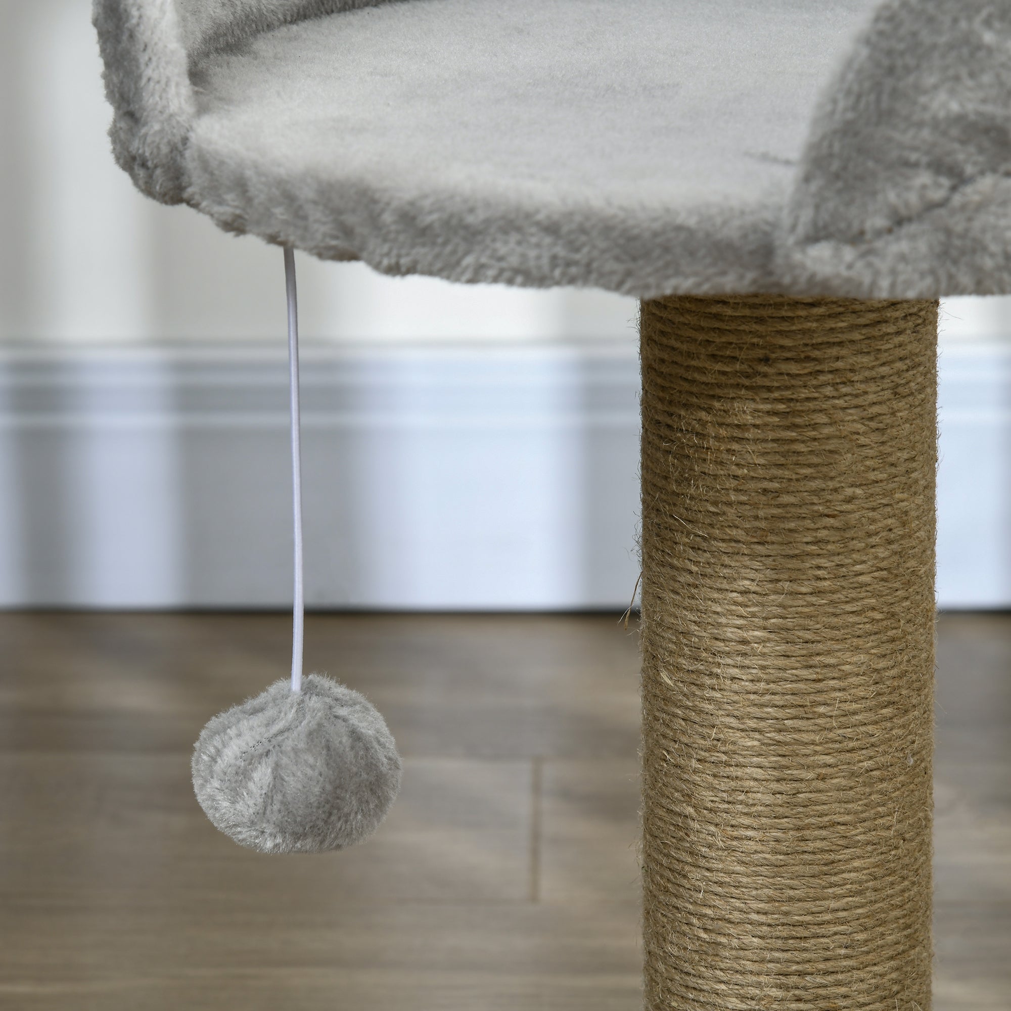 Cat Tree Tower with Scratching Posts, Grey