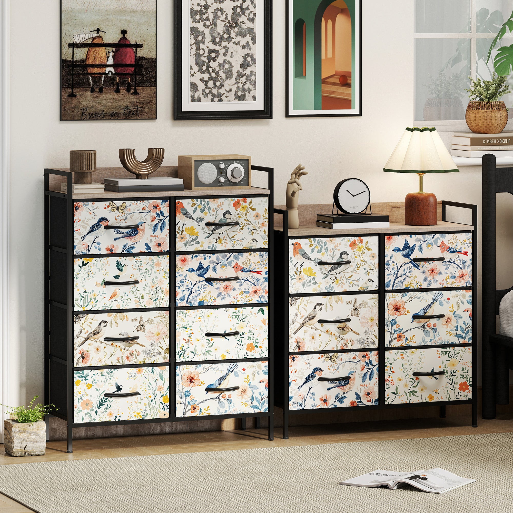 8-Drawer Chest of Drawers - White