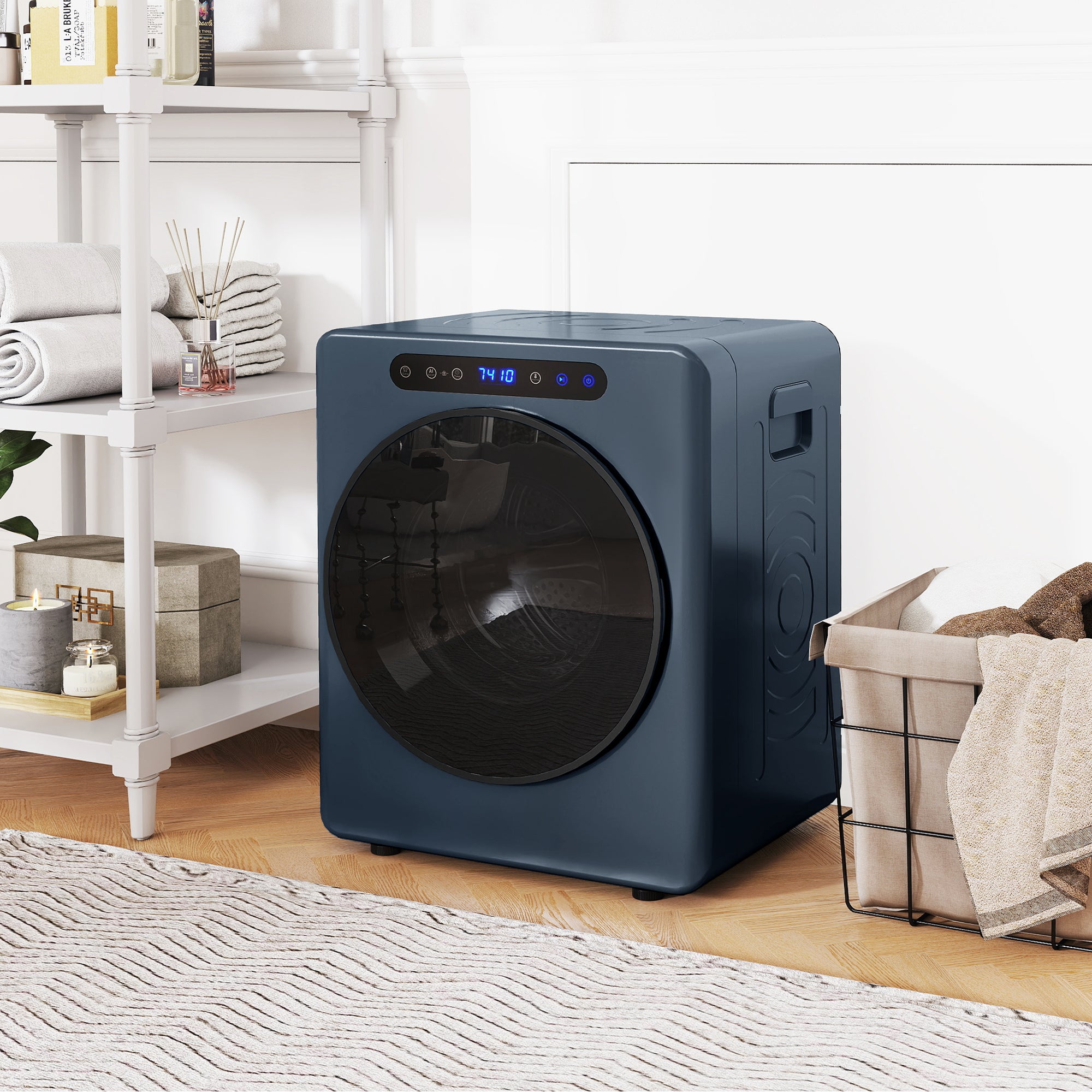 5kg Compact 40-60℃ Tumble Dryer Blue