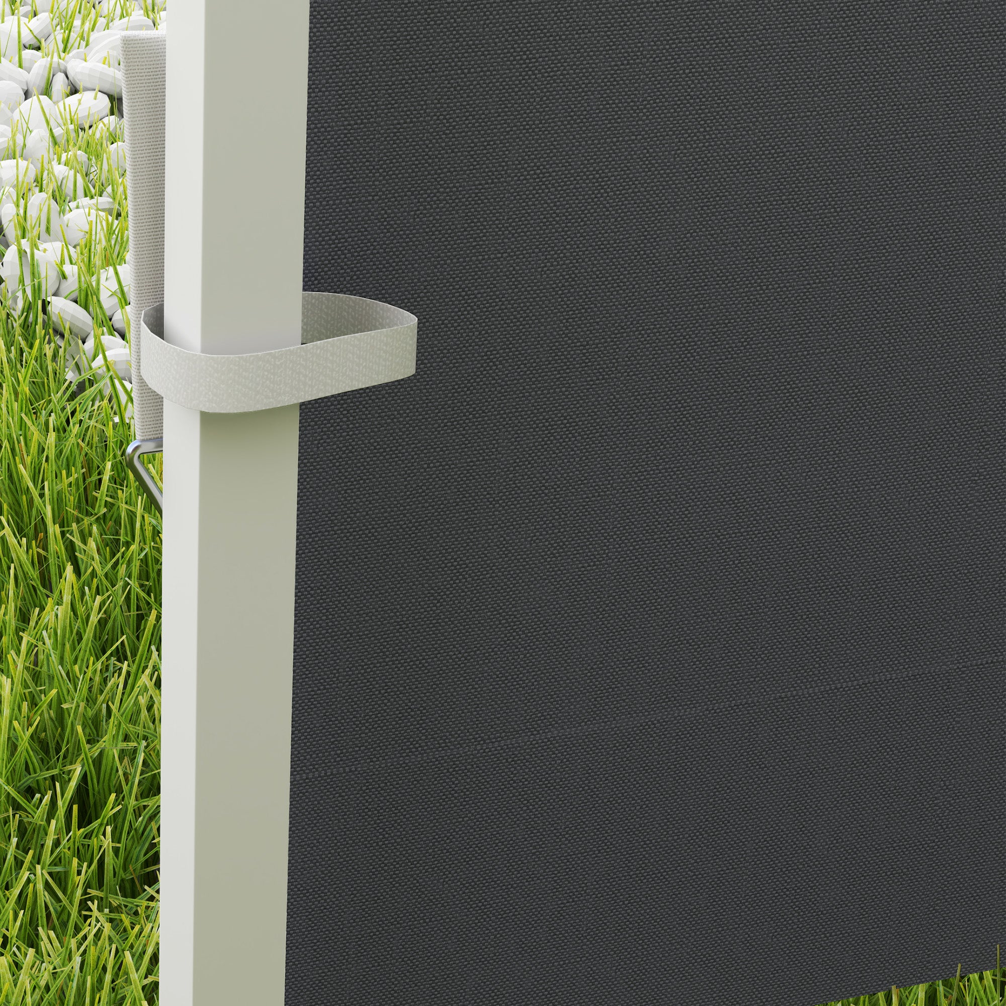 3 Meter Gazebo Replaceable Side Panel Walls with Window - Dark Grey