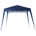 3M x 3M Pop Up Gazebo with 2.5M x 2.5M Adjustable Slant Leg Canopy and Carry Bag - Blue