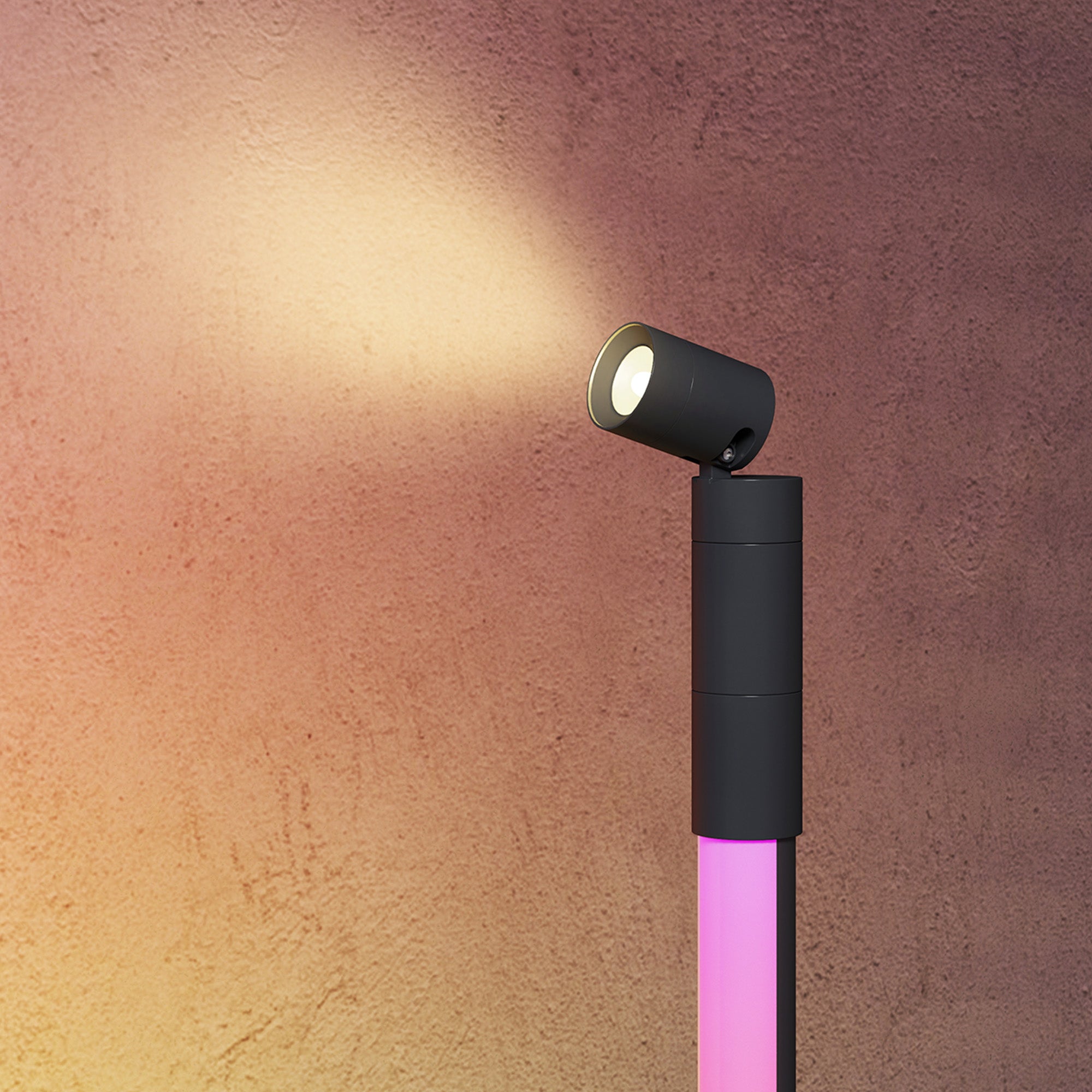 LED Floor Lamp with Reading Light, 360° RGB Detachable Corner Floor Lamp with App & Remote Control, Standing Lamp with Music Sync & Timing, for Living Room, Game Room, Dark Grey