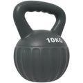 Kettlebell for Strength Training Kettle Bell with Non-Slip Handle 10 kg Grey
