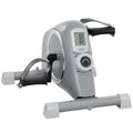 Mini Exercise Bike with 8-Level Magnetic Resistance and LCD Display - Grey