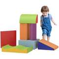 7 Piece Soft Play Set for Toddlers 1-3 Years - Blue