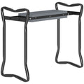 2-in-1 Foldable Garden Kneeler and Seat with Foam Pad - Grey