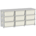 Kids Storage Unit, with Nine Drawers - Cream