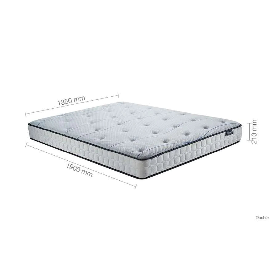 Double Package | Emily Double Bed Black & SleepSoul Air Mattress