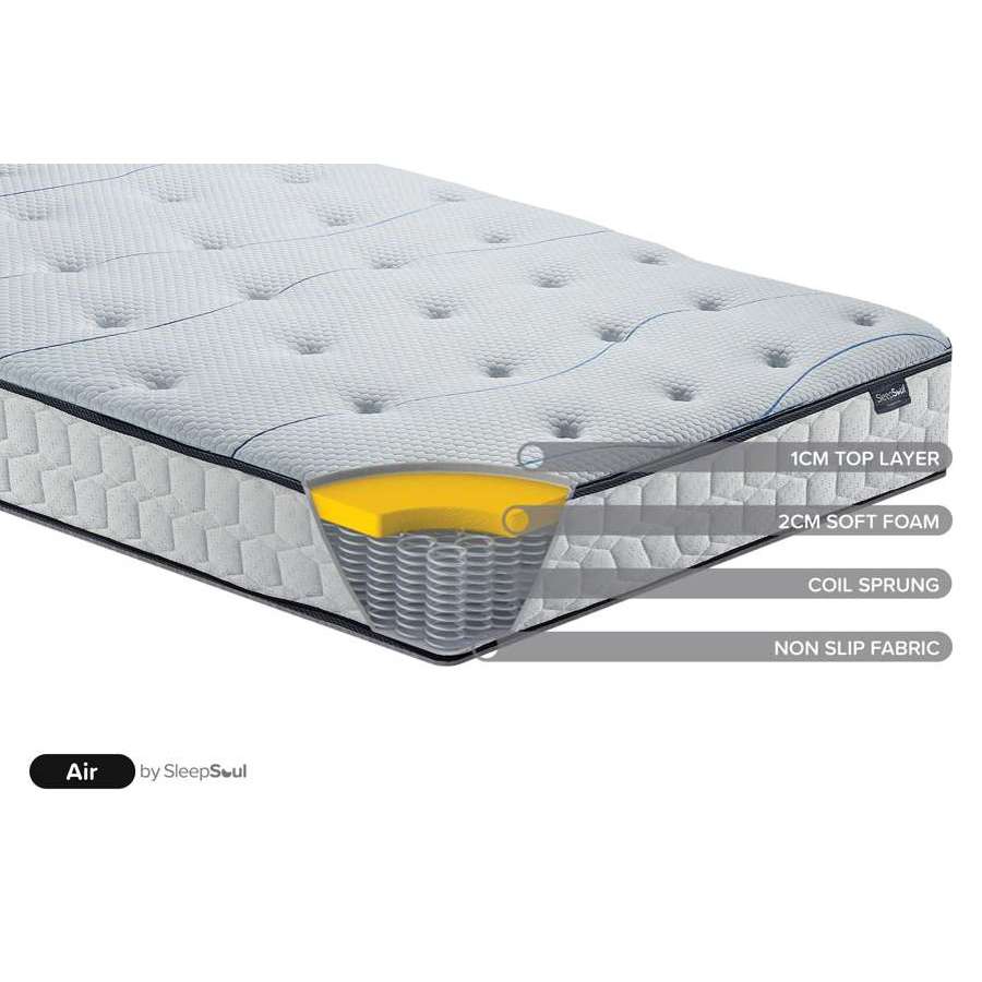 Double Package | Emily Double Bed Black & SleepSoul Air Mattress